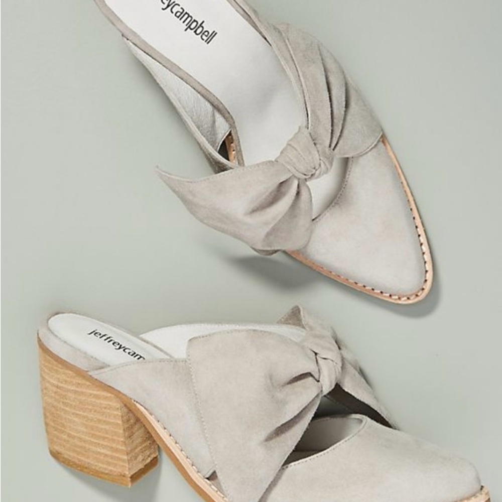 Jeffrey Campbell Women's Cream Mules